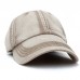 Seamed Washed Cotton Vintage Baseball Ball Cap Hat Dad Adjustable Dyed Low Denim  eb-95142162